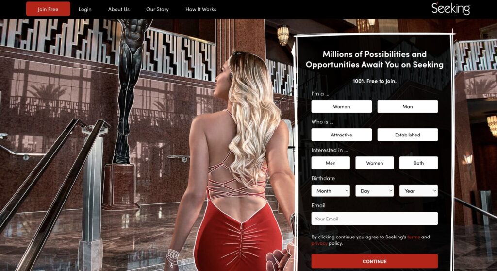 Seeking main page