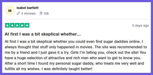 SugarDaddy users review