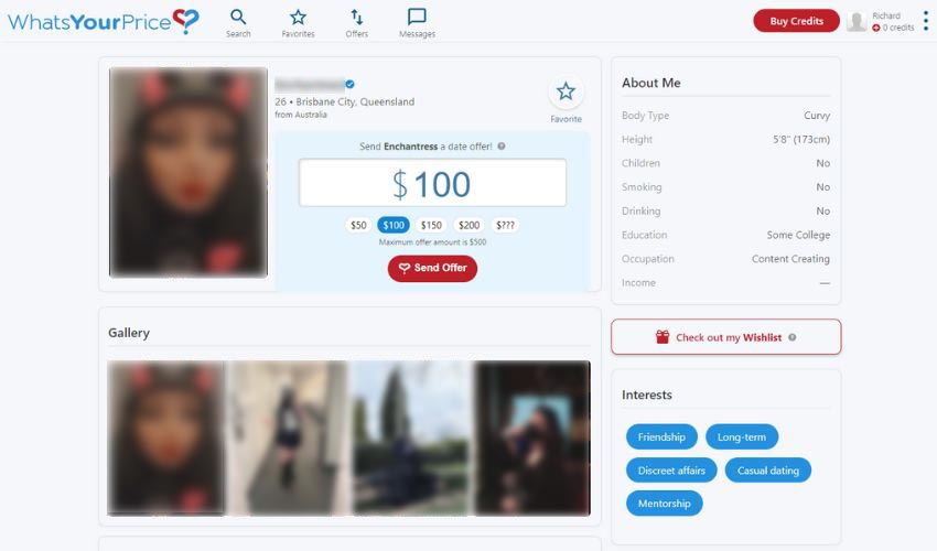 Whats Your Price Website Review – The Most Affordable Dating Platform